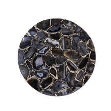 Tavolino Laterale Agata Nera -