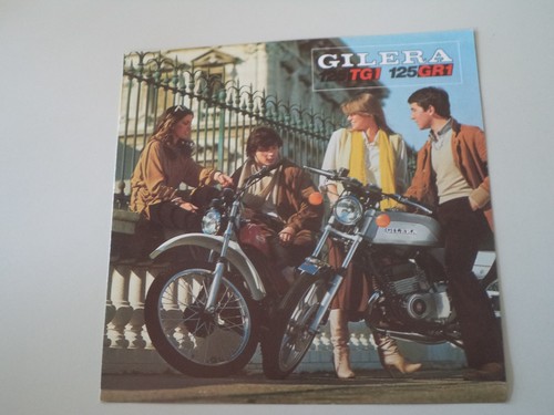 Depliant brochure moto gilera - brochure,