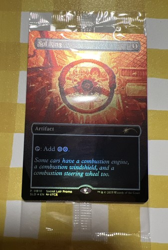 Sol ring foil 910 promo - foil,