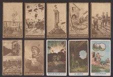 10 X CIGARETTE CARDS Hills