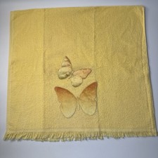 Vintage Yellow Butterfly Bath