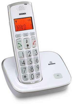 Telefono cordless brondi bravo - telefono,