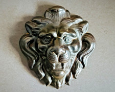 Vintage Scultura Metallo Testa