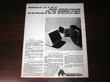RADIOMARELLI TV PORTATILI  1974 pubblicità/advertising