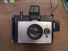 POLAROID LAND CAMERA POLACOLOR 2 88 E 108 COLORPACK 100 + FLASH CUBE + MANUALE