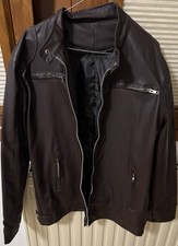 giacca di pelle uomo mai usata