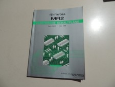 Schemi elettrici manuale officina 12.1989 Toyota MR2 W2 SW20