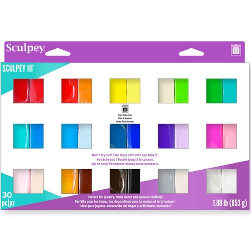 Sculpey iii colori vivaci - 30,