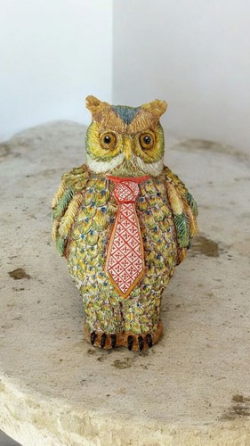 Gufo ceramica di - gufo, in