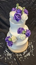 Cake topper rosa fiori