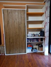 Mobile Letto Singolo A Scomparsa Con Libreria E Scrivania Inclusa! 