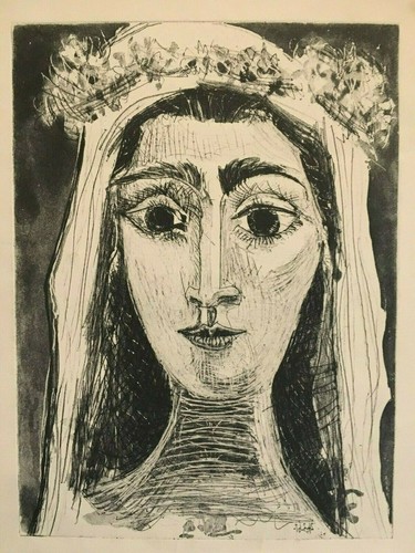 Incisione picasso jacqueline - incisione,