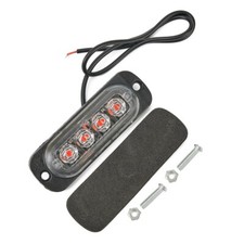 12W Rosso 4 LED Camion Urgente