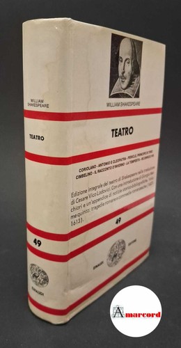 Teatro vol shakespeare - vol, v.