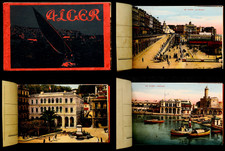 ALBUM LIBRETTO CARTOLINE INIZI '900 ALGERIA POSTCARDS 14X9 EDITION L & Y ALGER
