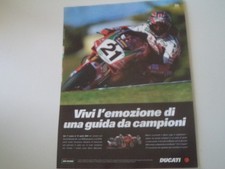 advertising Pubblicità 2002 DUCATI MONSTER S4/900 SS/ST4S e TROY BAYLISS