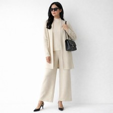 Completo donna maglia cardigan