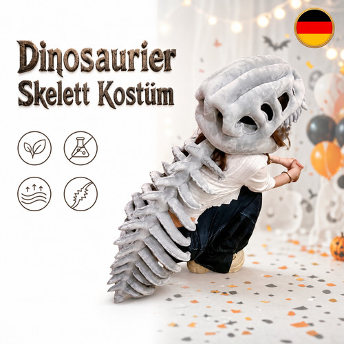 Costume scheletro dinosauro
