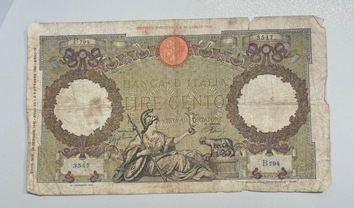Banca italia banconota - nl*, d'italia