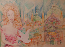 QUADRO MODERNO DIPINTO A MANO