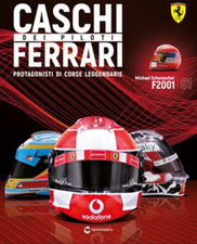 MICHAEL SCHUMACHER-2001-GRAN PREMIO DEGLI STATI UNITI CASCHI PILOTI FERRARI N.91