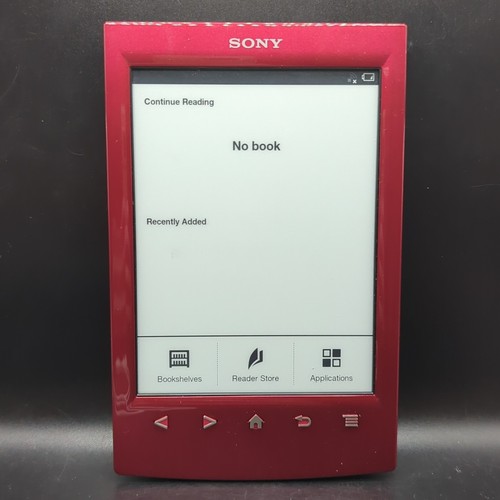 Sony reader prs red - reader, 6"