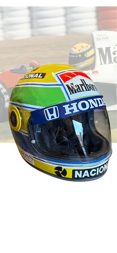 Casco ayrton senna 1991 - ayrton,