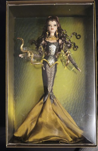 Rare medusa barbie gold - rare,