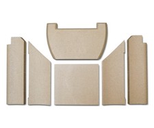 Habillage de foyer pour poêles à cheminée 600 de Contura plaques kit