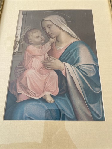 Quadro sacro neogotico stampa
