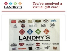 $100 Landry's Gift Cards