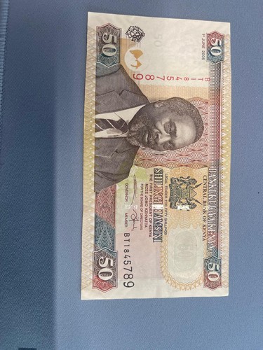 Banconote mondiali kenia - banconote, 50