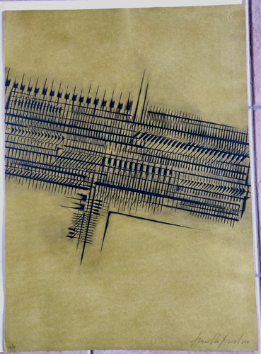 Incisione calcografia numerata