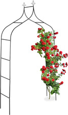 Arco per Rampicanti Da Giardino, Sostegno in Ferro per Rose, Hxlxp: 260X140X38 C
