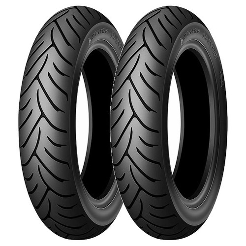 Coppia gomme dunlop - coppia, 100/90-10
