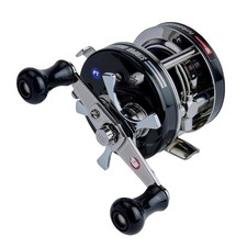 Abu Garcia Ambassadeur 4500 Striper Drag Nero Mano Destra Baitcasting Reel Nuovo