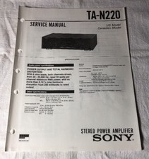 SONY TA-N220 AMPLIFICATORE DI