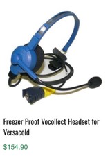 Cuffie compatibili SR-20 - T2 / T2X / T5 / A500 per Vocollect