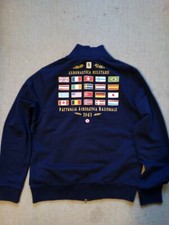 Aeronautica militare Felpa PAN,taglia XL/va per L/,colore blu scuro,ricamato