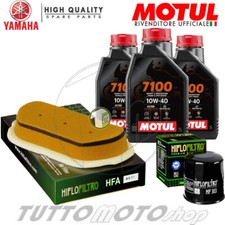 Tagliando YAMAHA YZF-R6 600 1999 2000 2001 2002 / Olio Motul 7100 10W40 + Filtri