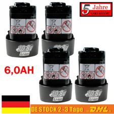 2 batterie di ricambio agli ioni di litio 6,0 Ah 10,8 V per batteria Makita BL1013 BL1014 194550-6 TD090D 