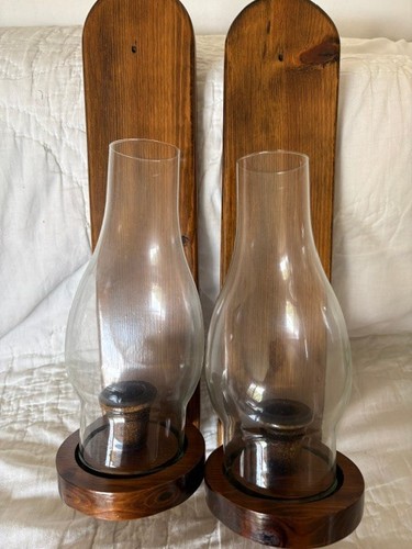 Vintage applique in legno - pr.,