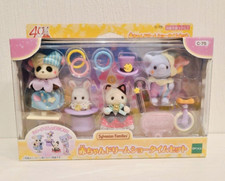 Sylvanian Families C-75 40° Anniversario Baby Dream Showtime Set Calico Critters