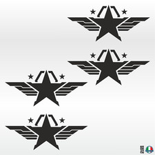 4 Sticker Adesivi STELLA