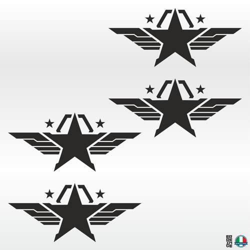 Sticker adesivi stella - adesivi,