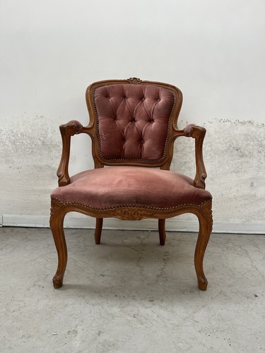 Poltroncina rocaille imbottita - poltroncina,