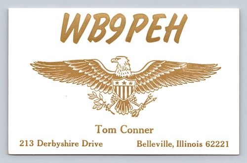 Ham radio qsl wb9peh - ham,