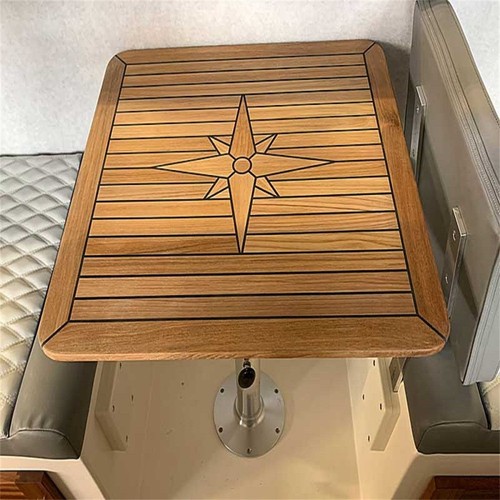 Tavolo quadrato teak per - in,