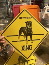 New!! Rottweiler Dog Crossing