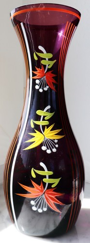 Vaso vetro fiori tavolo ddr - vetro,